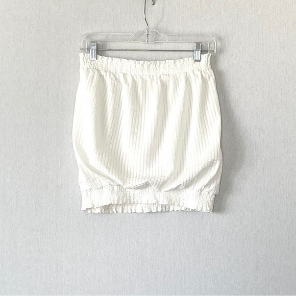 Anthropologie Colusa Smocked Strapless Tube Top - Picture 3 of 8